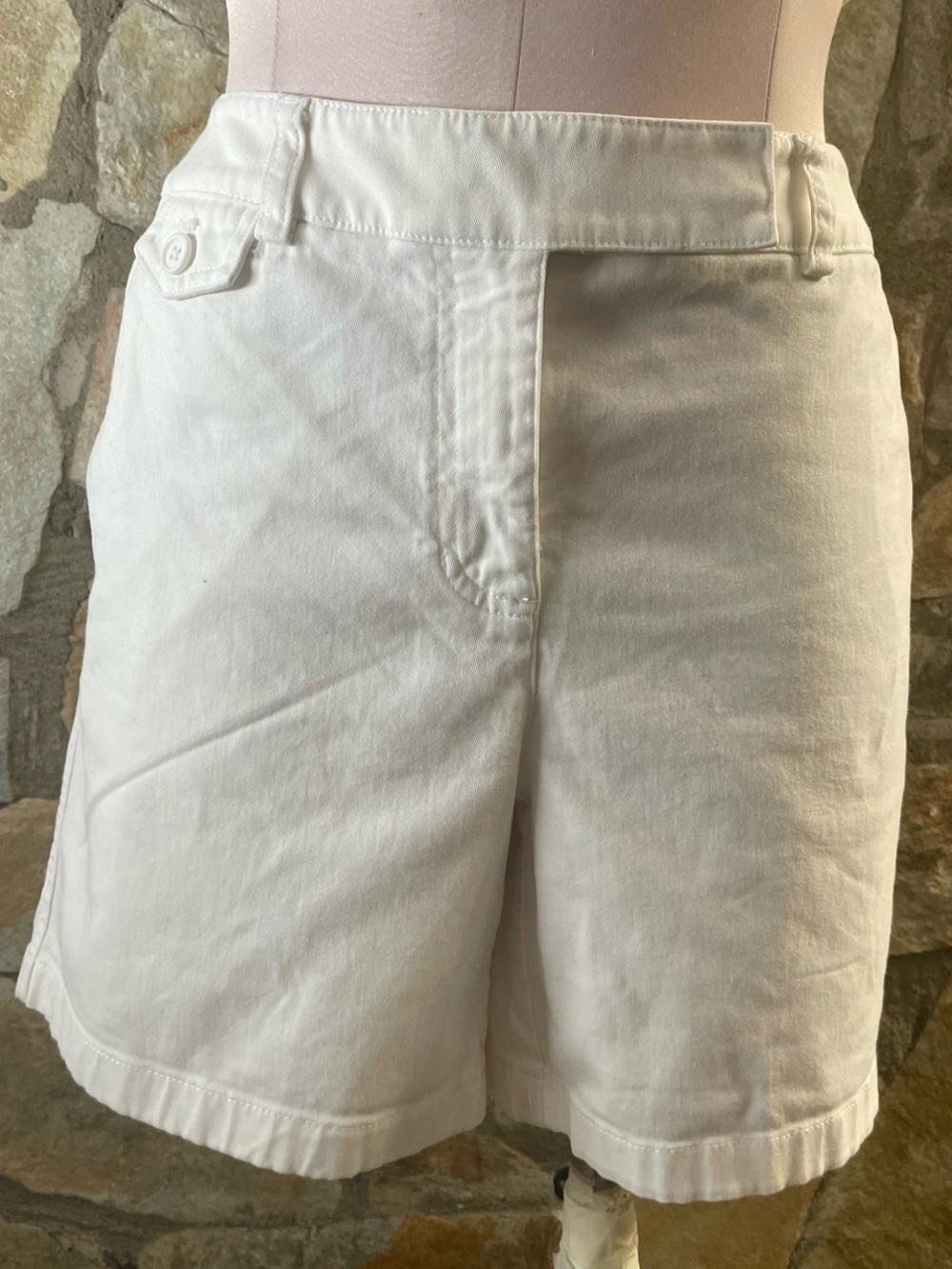 Jones New York White Stretch Sport Shorts